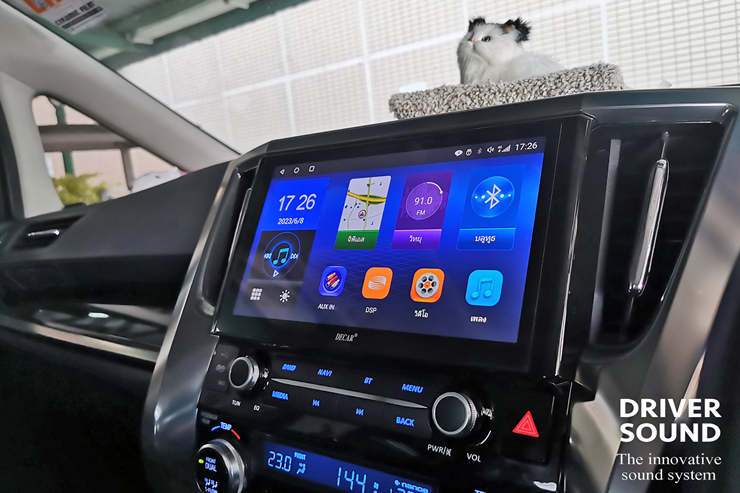 จอ android ตรงรุ่น ดีที่สุด toyota vellfire