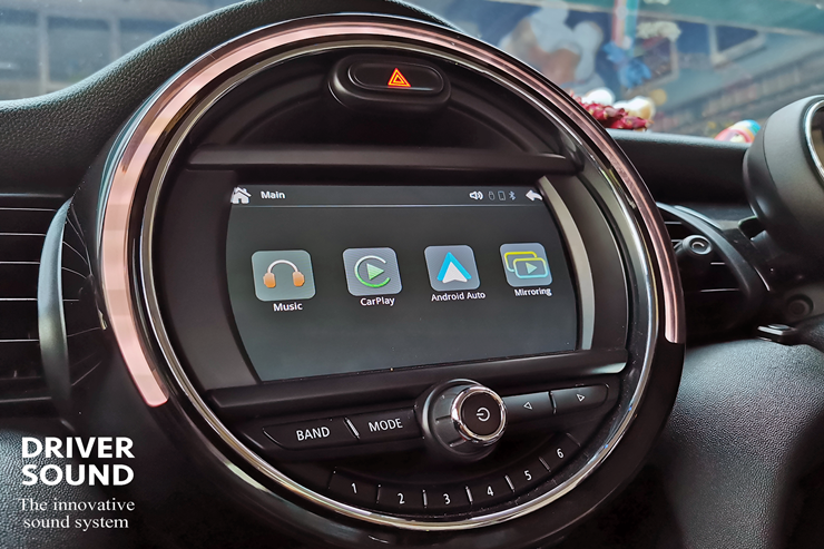 mini cooper เพิ่ม apple carplay