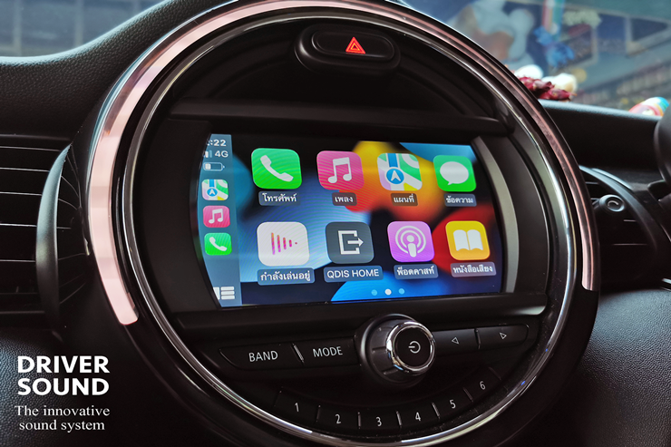 mini cooper เพิ่ม apple carplay