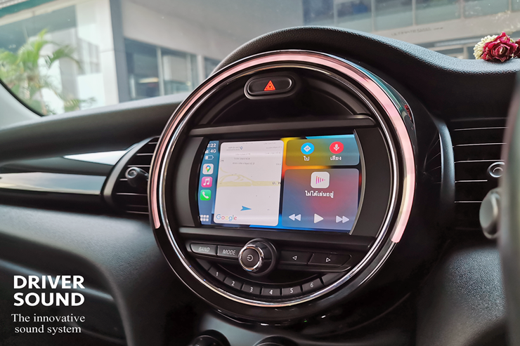 mini cooper เพิ่ม apple carplay