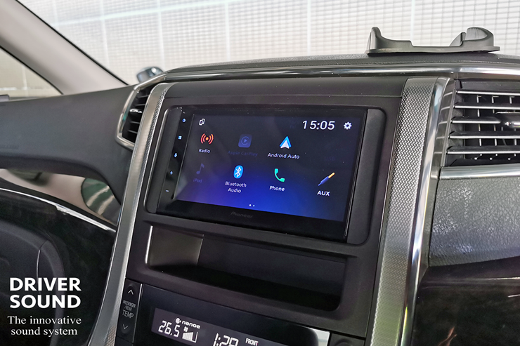 จอ pioneer apple carplay vellfire