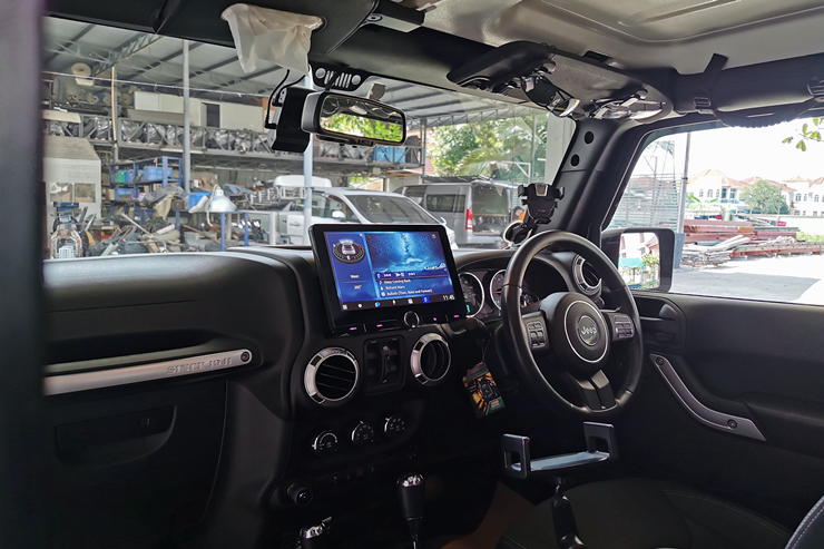 jeep wrangler เครื่องเสียง รถยนต์ จอ ลำโพง