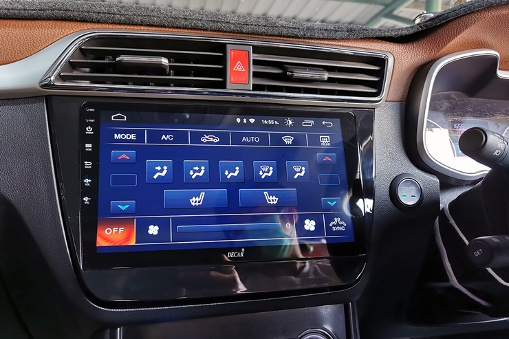 mg zs ติดตั้ง จอ android ตรงรุ่น