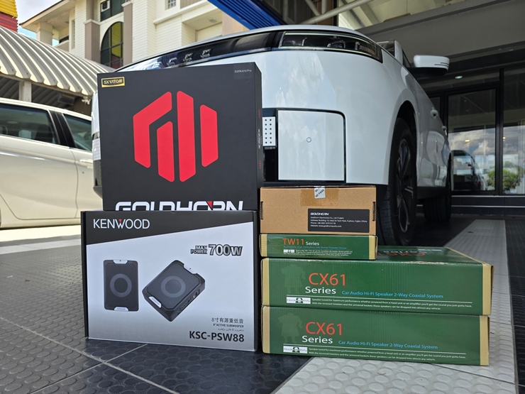 UP GRADE ชุดเครื่องเสียง ใน JEACOO J5 EV