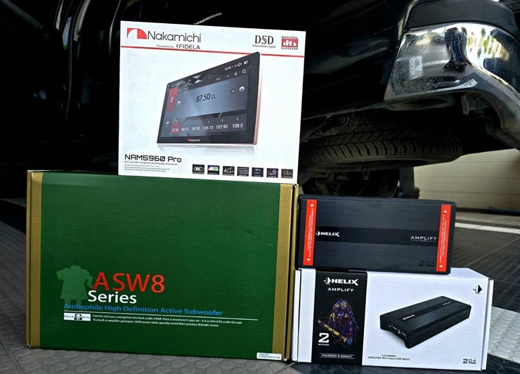 ติดตั้ง ระบบเสียง จอ revo