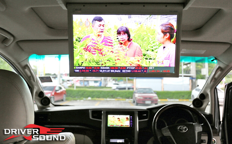 toyota alphard เครื่องเสียง รถยนต์