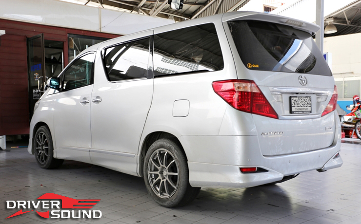 toyota alphard เครื่องเสียง รถยนต์ กล้องรอบคัน