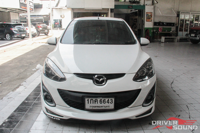 mazda 2 เครื่องเสียง รถยนต์  ลำโพง