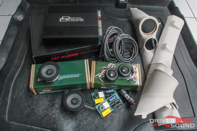 mazda 2 เครื่องเสียง รถยนต์  ลำโพง