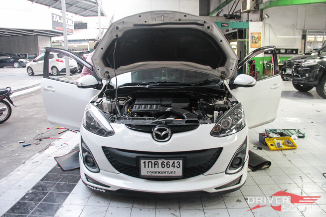mazda 2 เครื่องเสียง รถยนต์  ลำโพง