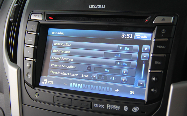 ISUZU MU-X เครื่องเสียง
