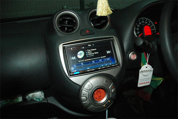 nissan march เครื่องเสียง รถยนต์ 