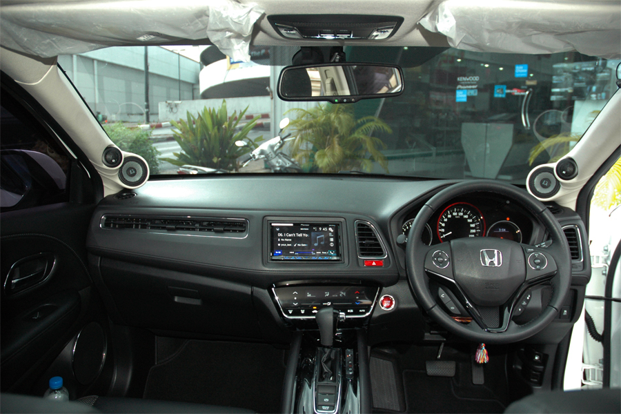 honda hr-v เครื่องเสียง รถยนต์