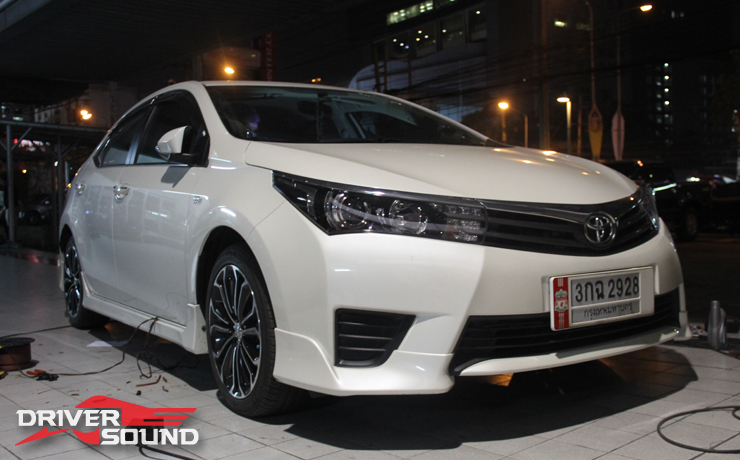 toyota altis  ลำโพง เครื่องเสียง
