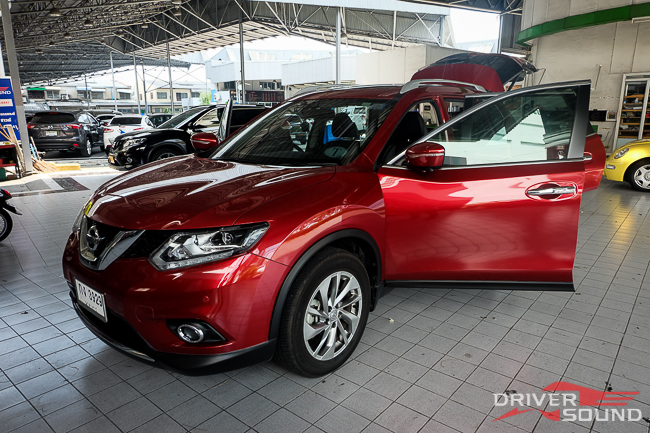nissan x trail เครื่องเสียง รถยนต์ ระบบเสียง dsp amp