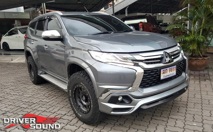 งานติดตั้งชุดเครื่องเสียงรถยนต์ สำหรับ MITSUBISHI PAJERO SPORT