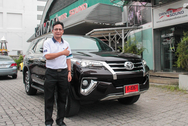 ALL NEW TOYOTA FORTUNER ติดตั้ง หน้าจอ ดูทีวี tv เคลื่อนที่ ดิืจิตอล digital