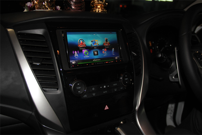 ALL NEW MITSUBISHI PAJERO SPORT ติดตั้ง เครื่องเล่น จอ วิทยุ KENWOOD DNN9150BT