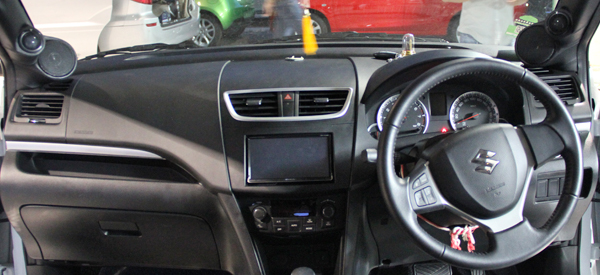 suzuki swift จอ ตรงรุ่น ระบบเสียง ตู้ซับ