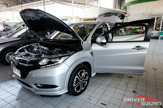 honda hr-v เครื่องเสียง รถยนต์