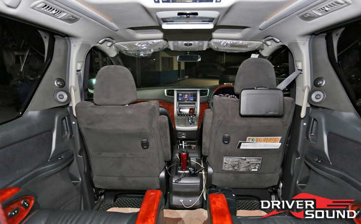 toyota vellfire เครื่องเสียง รถยนต์