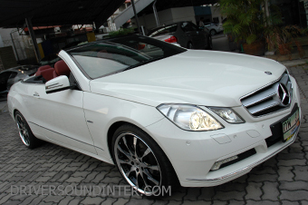 benz e class w212 ติดตั้ง เครื่องเสียง รถยนต์