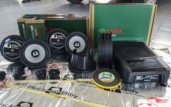 suzuki swift ชุด ลำโพง bassbox