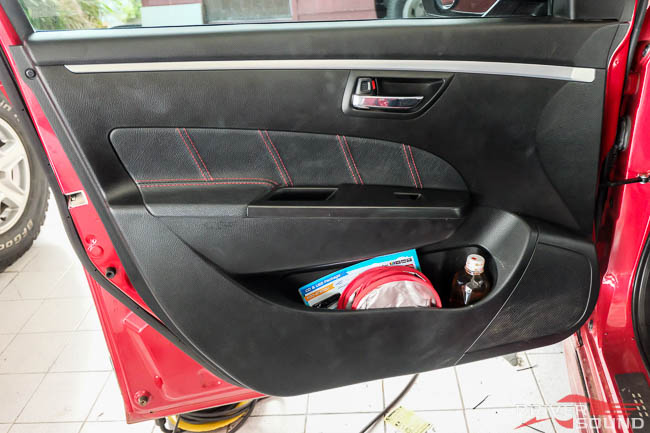 suzuki swift ชุด ลำโพง bassbox