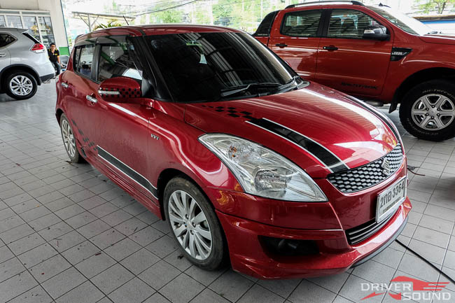 suzuki swift ชุด ลำโพง bassbox