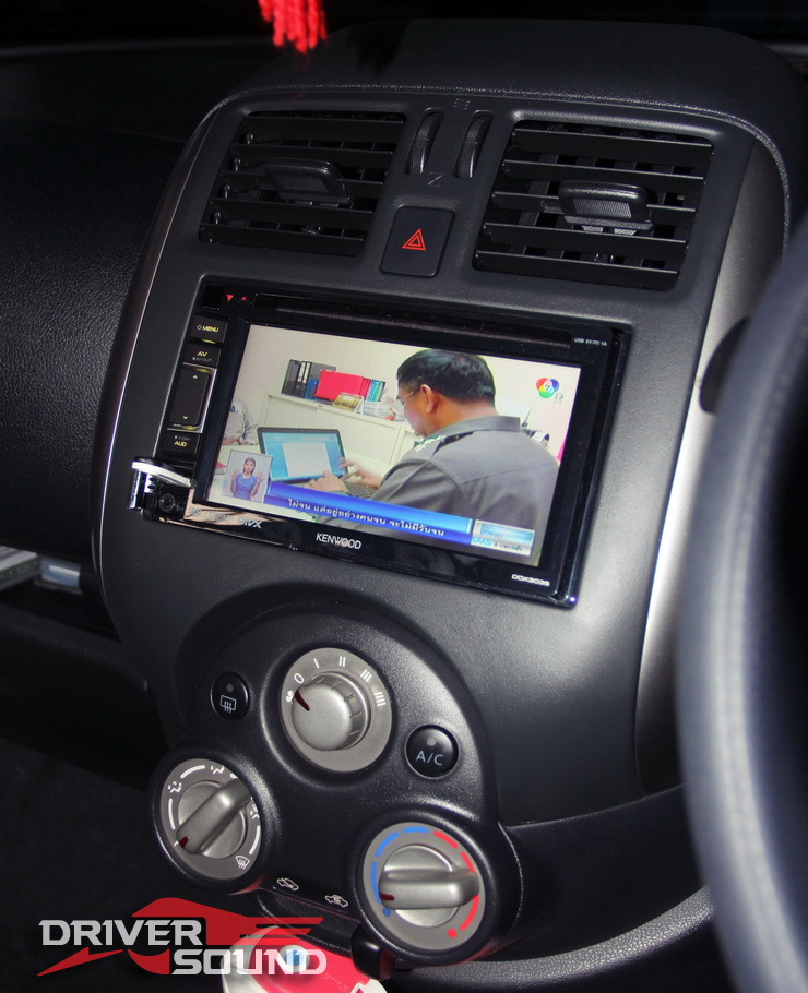 almera เครื่องเสียง รถยนต์ จอ กล้องหลัง
