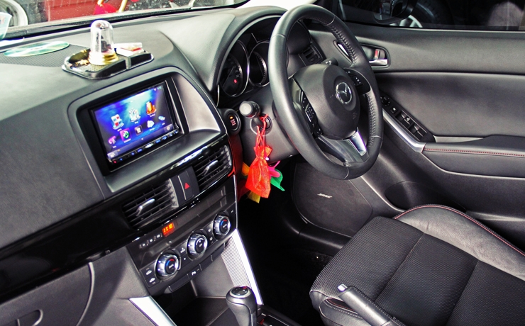 ติดตั้ง เครื่องเสียง mazda cx 5
