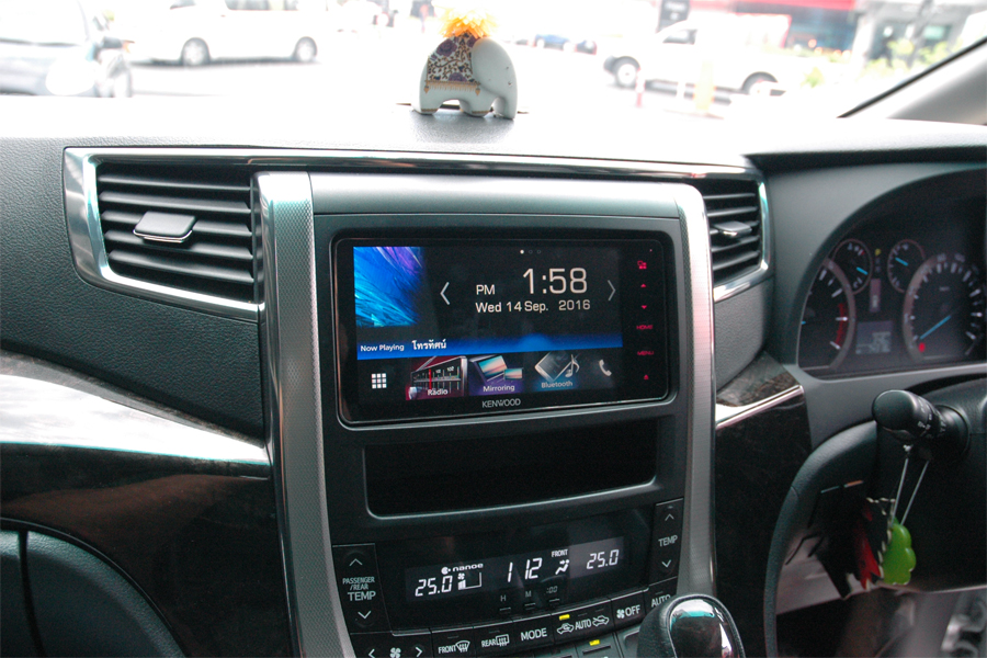 toyota vellfire เครื่องเสียง รถยนต์ จอ ตรงรุ่น