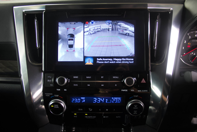 ALL NEW TOYOTA ALPHARD VELLFIRE 2015 กล้อง 360 องศา รอบคัน อัดบันทึก 
