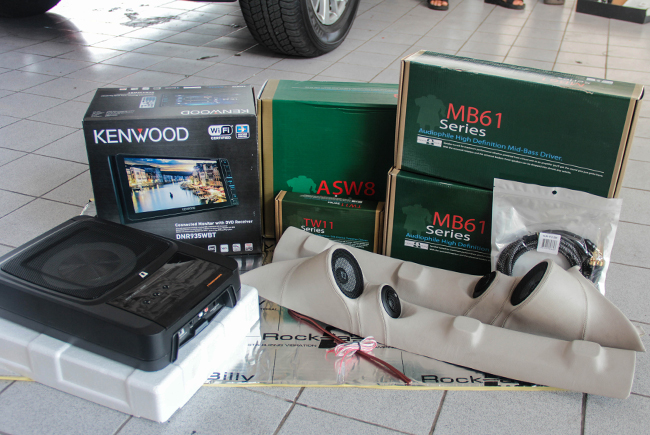 ALL NEW MITSUBISHI PAJERO SPORT เครื่องเสียง kenwood ดิจิตอล digital ดู หนัง ทีวี