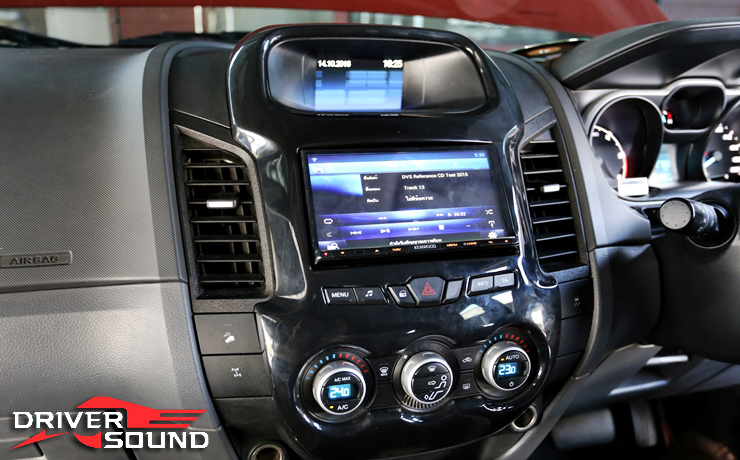 ford ranger เครื่องเสียงรถยนต์ kenwood ชุด up grade ลำโพง