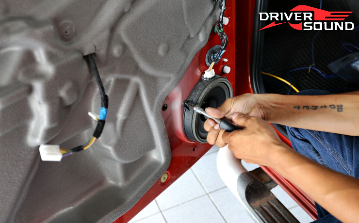 ford ranger เครื่องเสียงรถยนต์ kenwood ชุด up grade ลำโพง