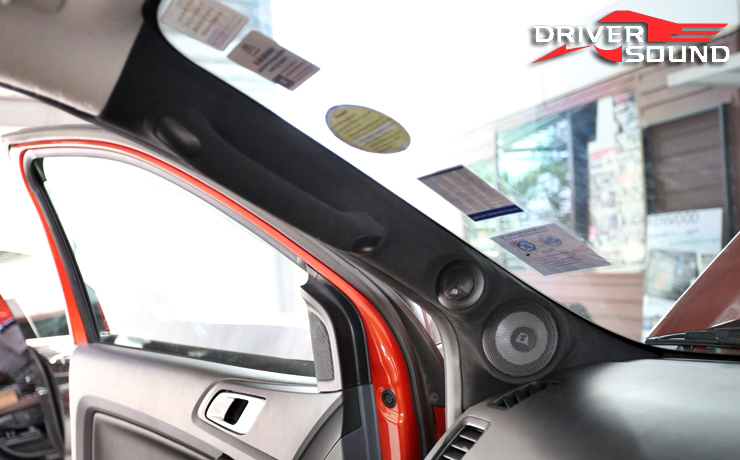 ford ranger เครื่องเสียงรถยนต์ kenwood ชุด up grade ลำโพง