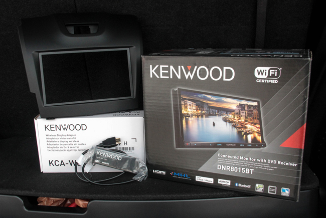 ISUZU MU-X ติดตั้ง เครื่องเล่น จอ ทีวี ดูทีวี ในรถ DIGITAL TV ดิจิตอล KENWOOD DNR8015BT