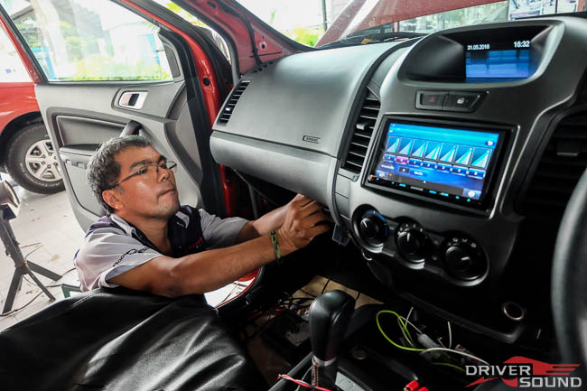 ford ranger เครื่องเสียงรถยนต์ kenwood ชุด up grade ลำโพง