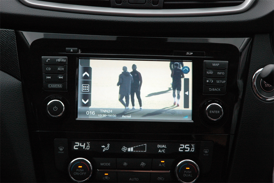 nissan x trail เครื่องเสียง รถยนต์ ลำโพง bassbox