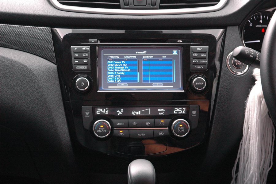 nissan x trail เครื่องเสียง รถยนต์ ลำโพง bassbox