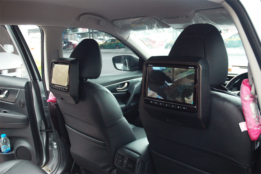 nissan x trail เครื่องเสียง รถยนต์ ลำโพง bassbox