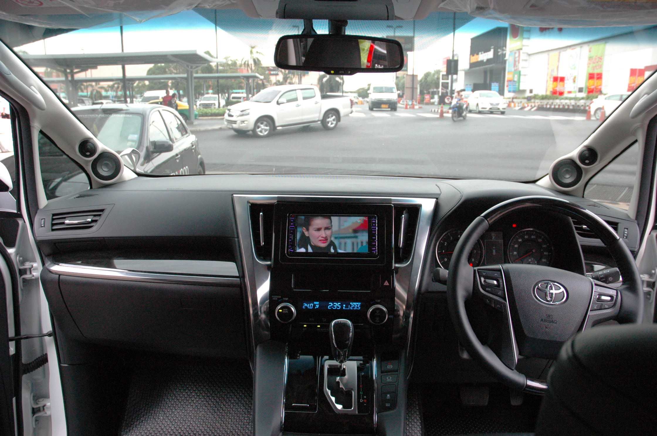 toyota alphard จอ ตรงรุ่น กล้อง เครื่องเสียง รถยนต์
