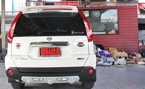 nissan x-trail เครื่องเสียง รถยนต์ ระบบเสียง จอ ตรงรุ่น