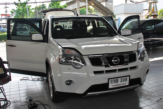 nissan x trail เครื่องเสียง รถยนต์ จอ ตรงรุ่น