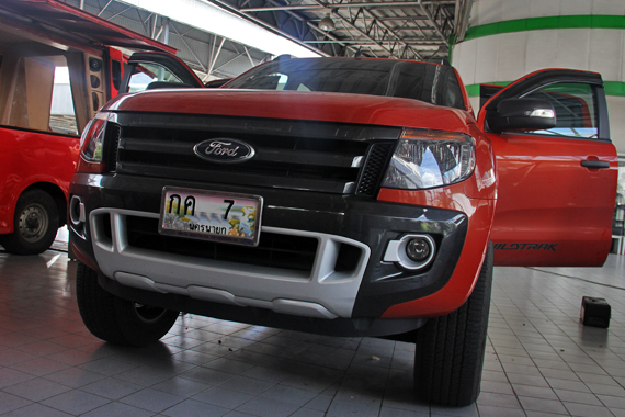 ford ranger จอ ตรงรุ่น kenwood ระบบเสียง dsp mp up grade ลำโพง 