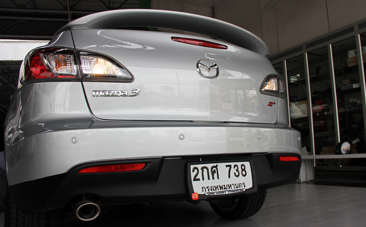 กล้องหลัง ติดตั้ง mazda 3