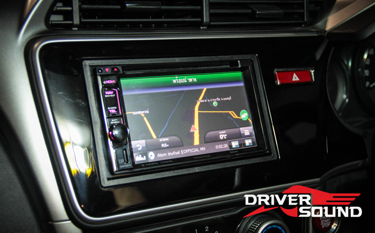 HONDA CITY นำทาง gps navi แผนที่ วิทยุ front