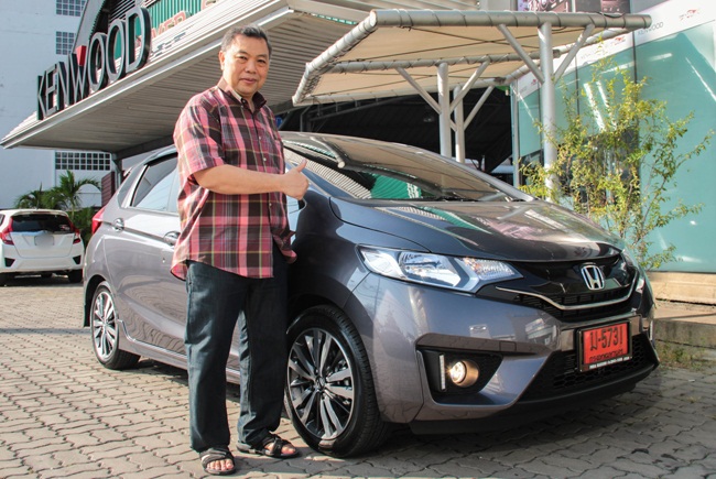 HONDA JAZZ GK ดิจิตอลทีวี digital tv ดูทีวี