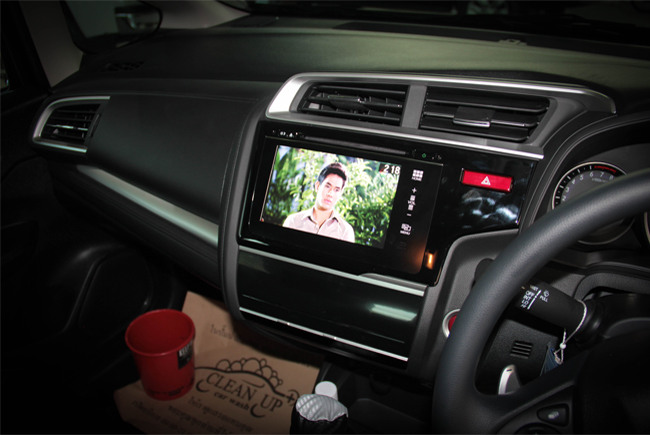 HONDA JAZZ GK ดิจิตอลทีวี digital tv